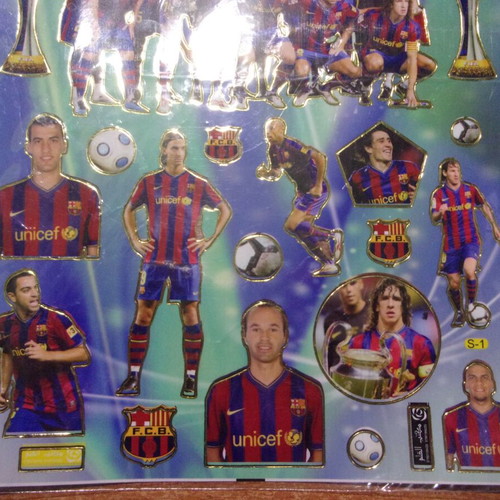 Barcelona stickers like new