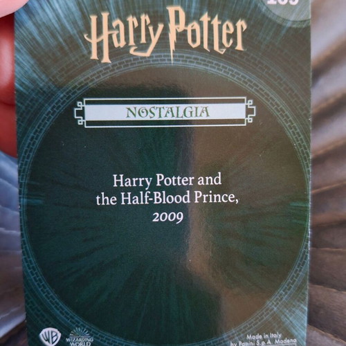 Harry Potter collectible silver crystal card new