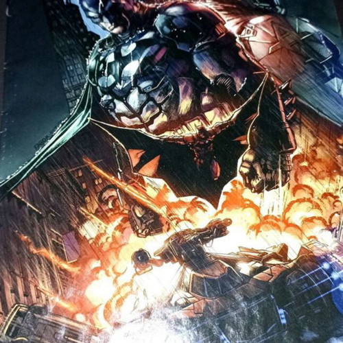 Batman Arkham Knight art book with comic issue 0