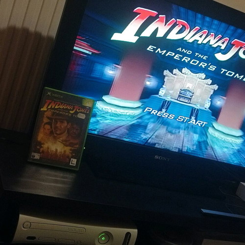 Indiana Jones and the Emperor's Tomb Xbox Original used action adventure game