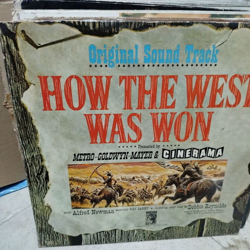 How The West Was Won Original Soundtrack vinyl record used