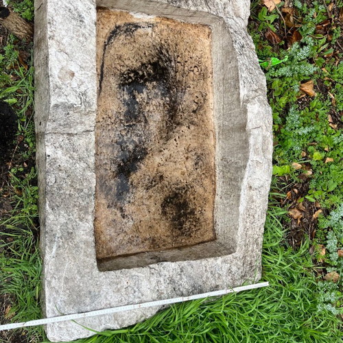 Stone trough used with dimensions 23x140x95 cm