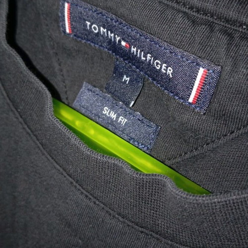 Tommy Hilfiger men's t shirt black medium slim new