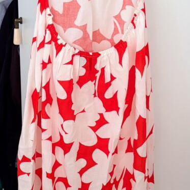 Summer dress Vero Moda small, new, white and red