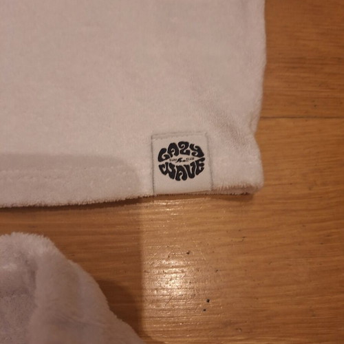 H&M terry cloth set like new, white