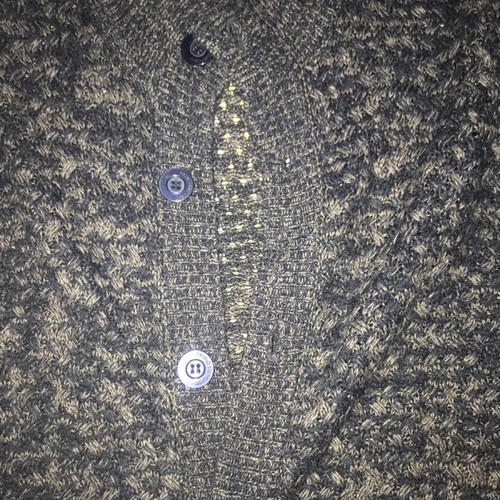 Men's knitted cardigan used with buttons, size XL