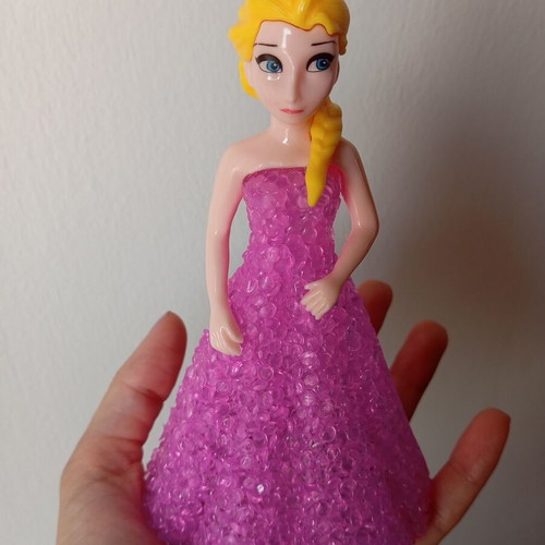 Princess figure with light new, height 15 cm