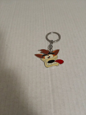 Metal Crash Bandicoot Keychain like new