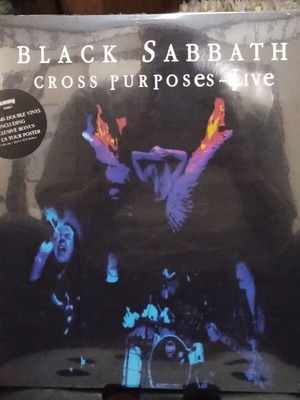 Black Sabbath Cross Purposes Live 2LP limited edition, καινούργιο