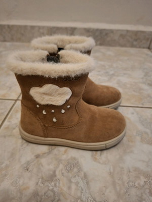 Geox kids boots like new, size 24, beige brown
