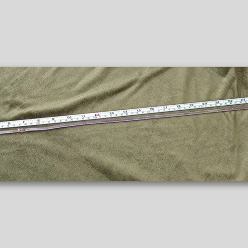 Vintage metal snake belt silver with iridescent hues, like new