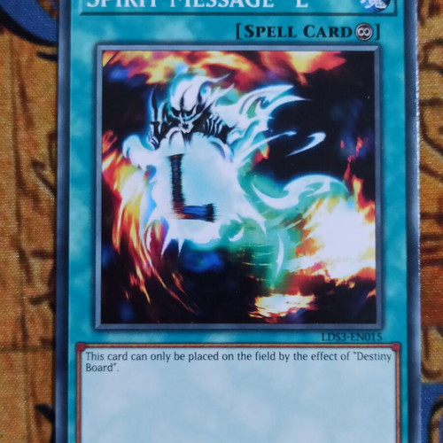 Spirit Message "L" Continuous Spell κάρτα σαν καινούργιο