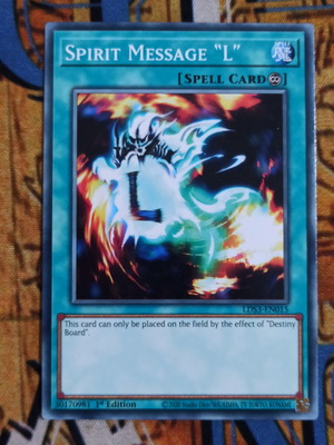 Spirit Message "L" Continuous Spell κάρτα σαν καινούργιο