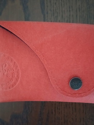 Ray-Ban GATO W2 red sunglasses case like new