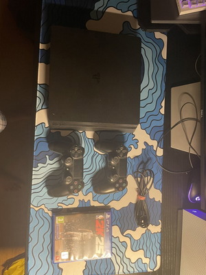 Sony PlayStation 4 κονσόλα 500GB μεταχειρισμένη με 2 χειριστήρια και NBA2k25