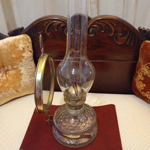 Traditional Czech Oil Lamp like new, fully functional