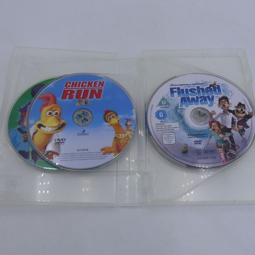 Set of used kids' DVDs with Shark Tale, Flushed Away and more