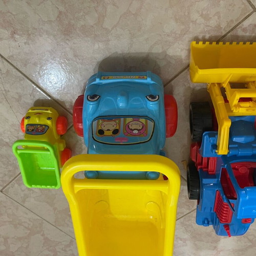 Fisher Price toys like new, moving sound train and truck tractor