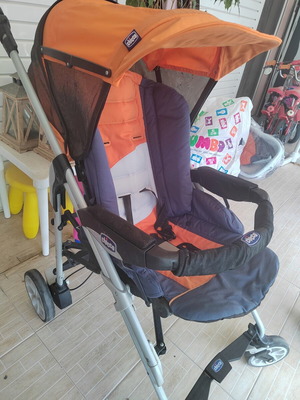 Chicco 3-in-1 stroller used with accessories