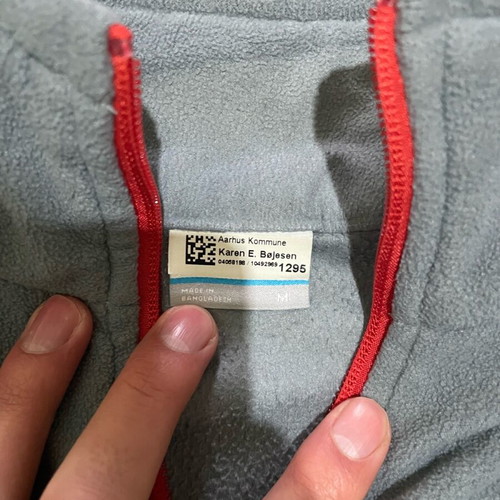 Columbia men's Polartec fleece jacket like new, size M, gray