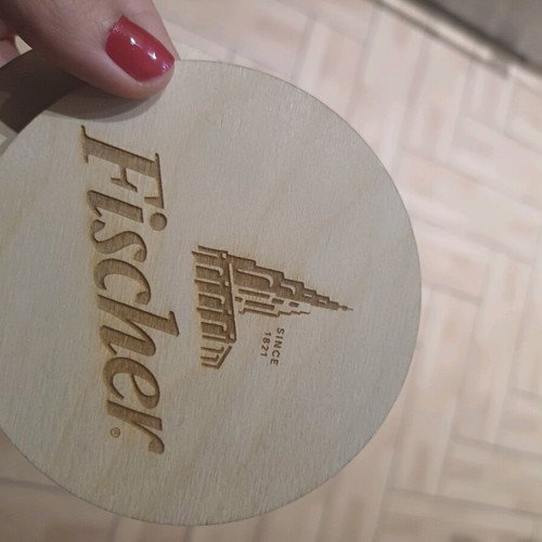 Fischer collectible coasters new, set of 2 pieces