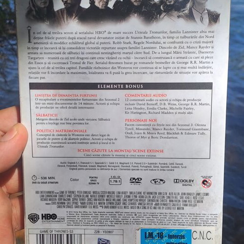 Game of Thrones Σεζόν 3 σετ DVD με ελληνικούς υπότιτλους