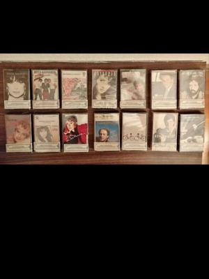 Sealed collection of 14 authentic old Greek music cassette tapes