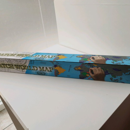 Scratch Map New World Map Scratch-Off