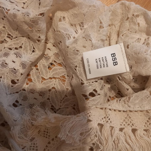 BSB Lace Tunic new, beige, one size