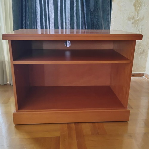 Living room furniture set cherry wood with lighting, like new