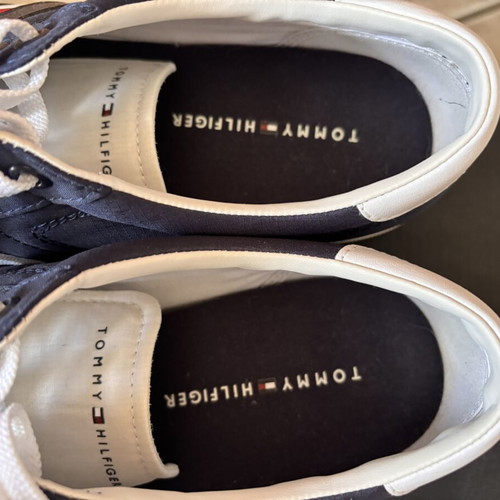 Tommy Hilfiger sneakers, white and blue, size 44