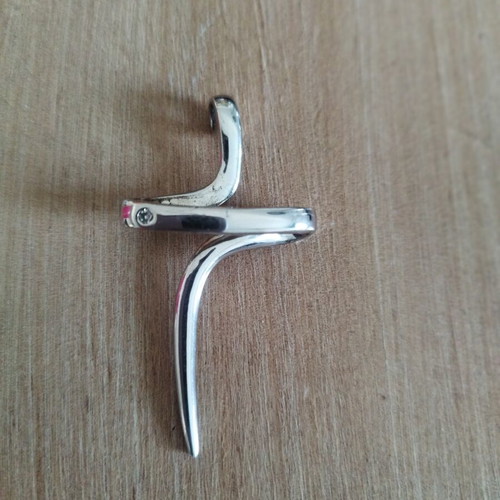 Silver large cross like new