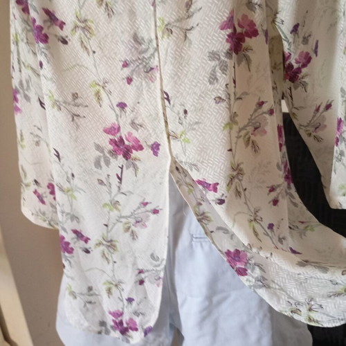 Massimo Dutti silk blouse new, size M, multicolor