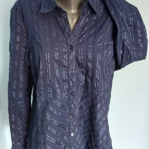 Cecil shirt like new, elastic, navy blue, very large size 2XL-4XL