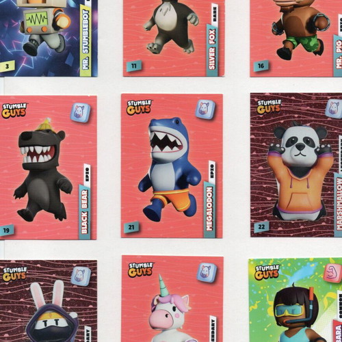 Stumble Guys collection of 30 new cards