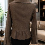 Zara Basic women's jacket medium brown-grey like new