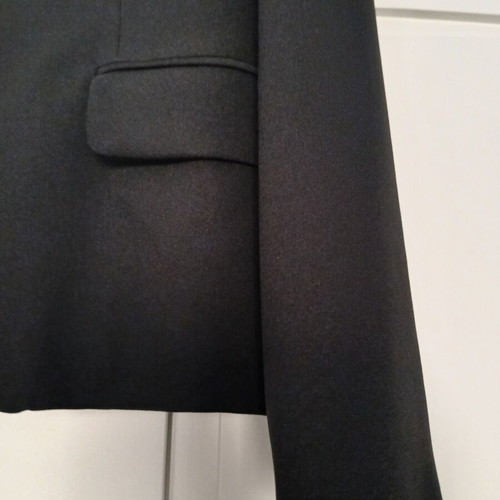 Mango women's fitted black blazer lined size 42 new