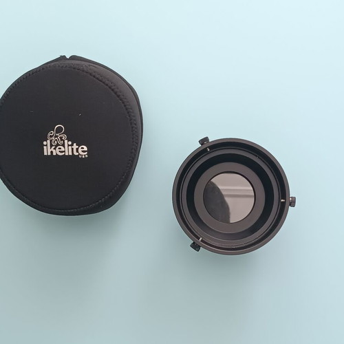 Ikelite DLM Standard Flat Port Macro like new with neoprene case