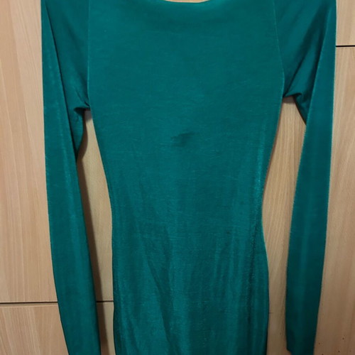 Bershka evening green dress used, size M -  4,00 - Vendora.cy