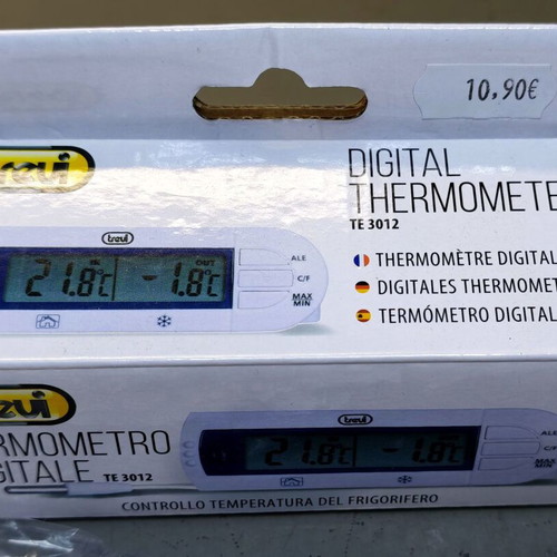 Trevi TE 3012 Digital Thermometers New, Refrigerator -50C to +70C