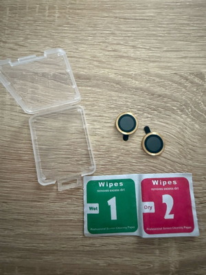Tempered Glass Camera Protection Gold for iPhone 16 new