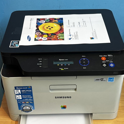 Samsung Xpress C460W printer with WiFi and Ethernet