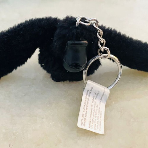 Kipling Adriaan keychain black like new (monkey)
