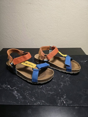 Bobo Choses colorful sandals with Velcro used, size 35