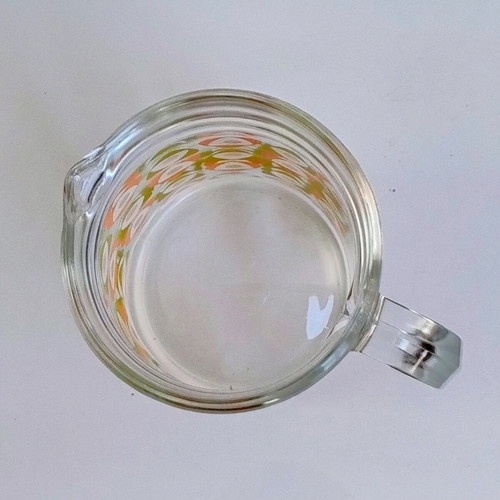 Vintage Luminarc glass jug 70s French Space Age design