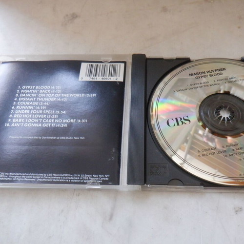 Mason Ruffner Gypsy Blood CD like new, rock