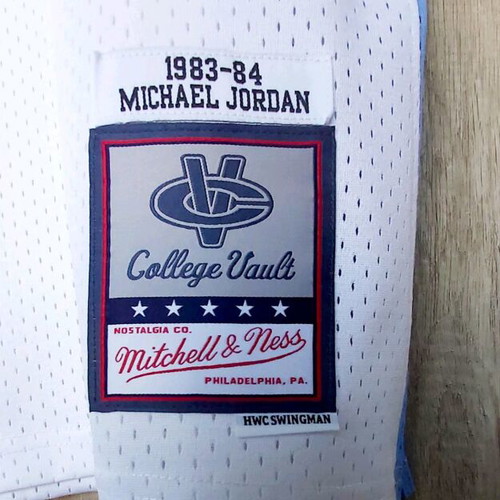 Michael Jordan 1983-1984 North Carolina jersey new, official replica