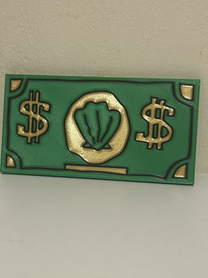 SpongeBob Wallet with Hidden Slot for Card Shell Dollar Tap to Pay