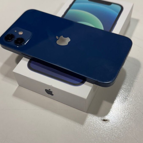 IPhone 12 used, 128GB, blue, excellent condition