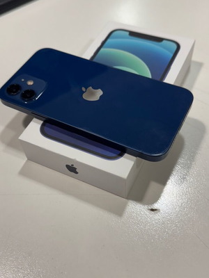 IPhone 12 used, 128GB, blue, excellent condition
